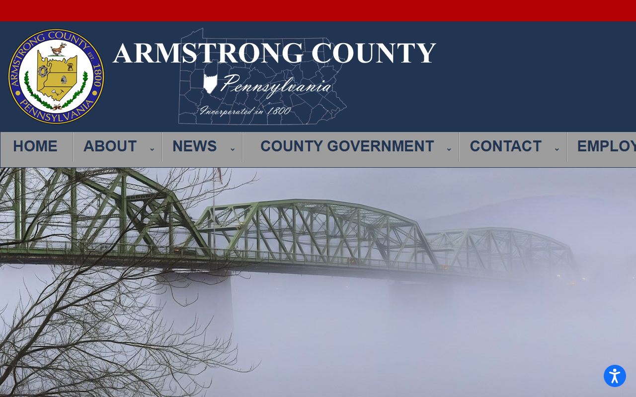 Armstrong County Sheriff Office website for police blotter records