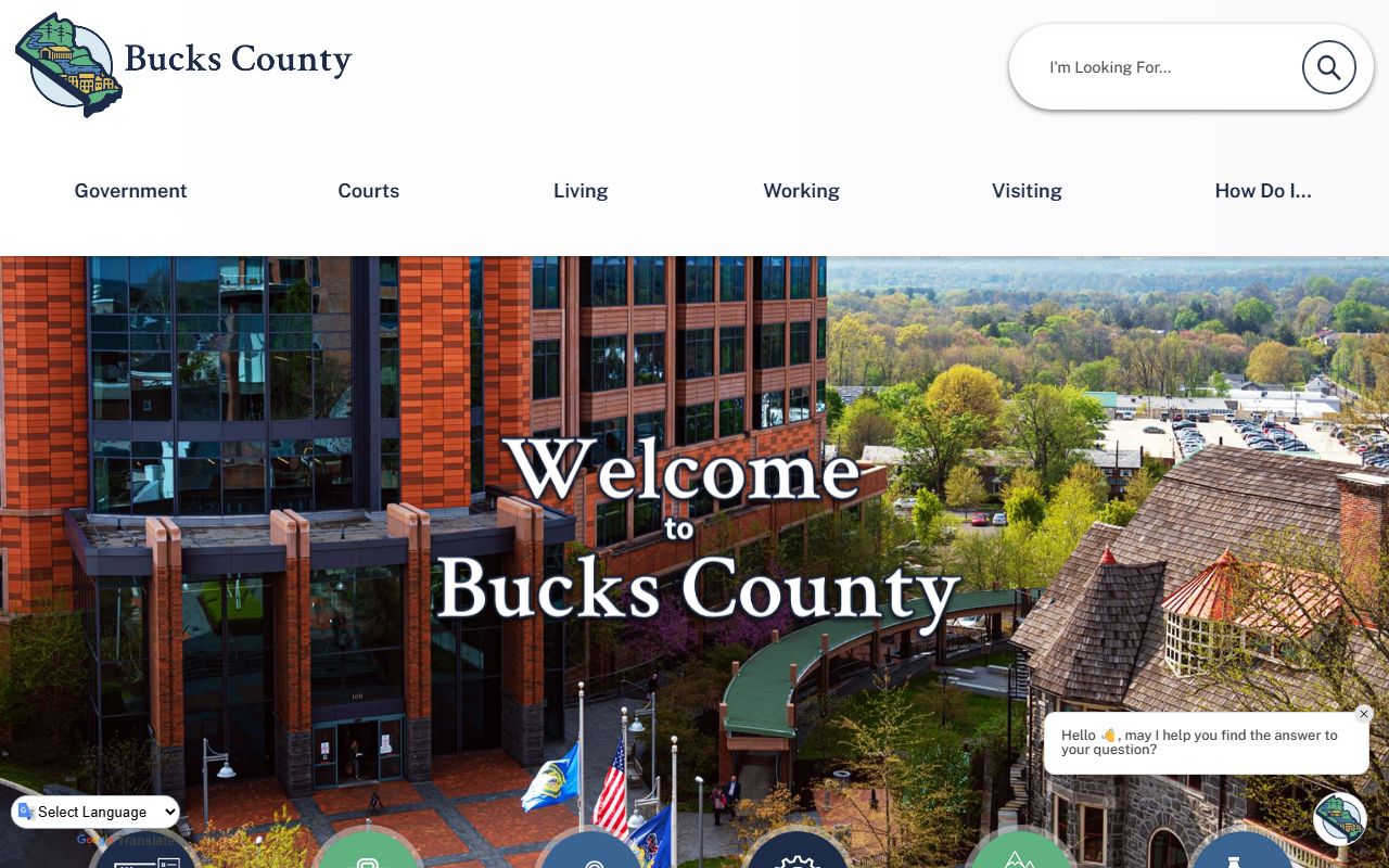 Bucks County Sheriff Office website for police blotter and incident report access